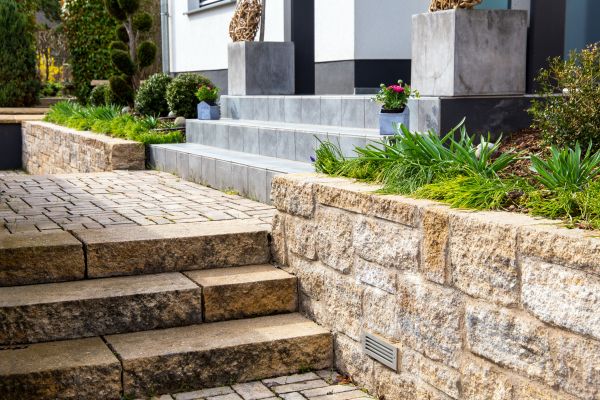 Stone Step Replacement in Canton
