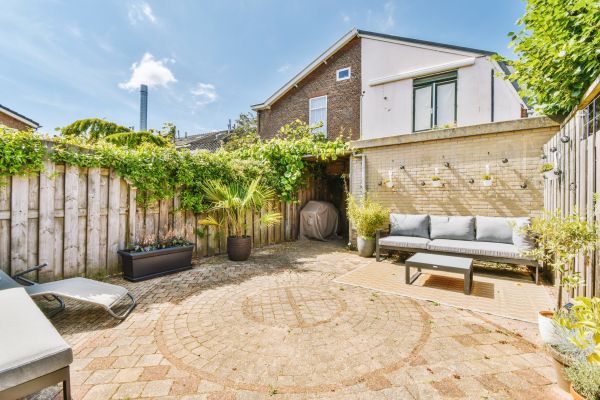 Courtyard Wall Repair in Canton