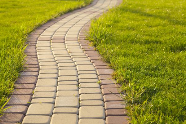 Sidewalk Brick Repair in Canton